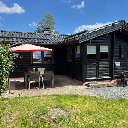 Villa Blockhaus Ferienzauber Bromskirchen Exterior foto